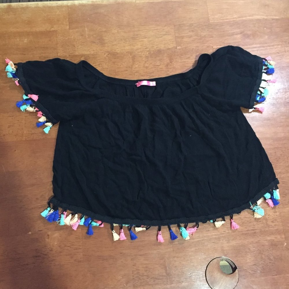 Black Crop Top